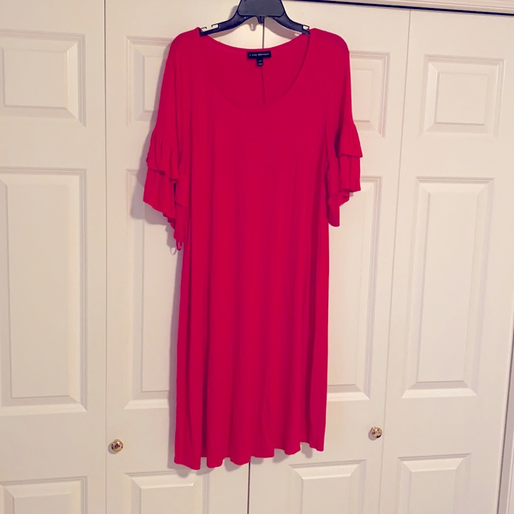 Magenta swing dress